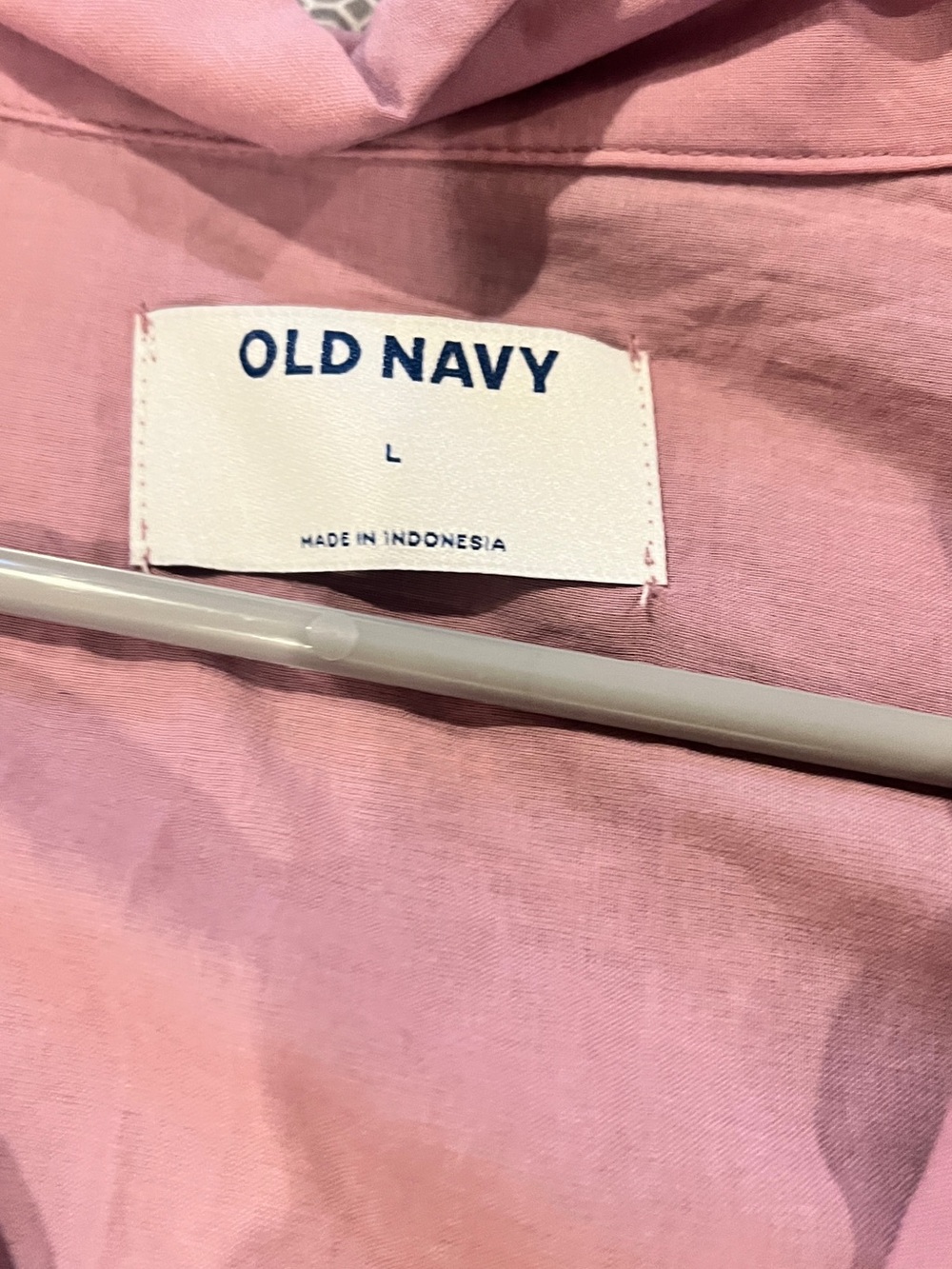 Old Navy Soft Pink Button-Down Top